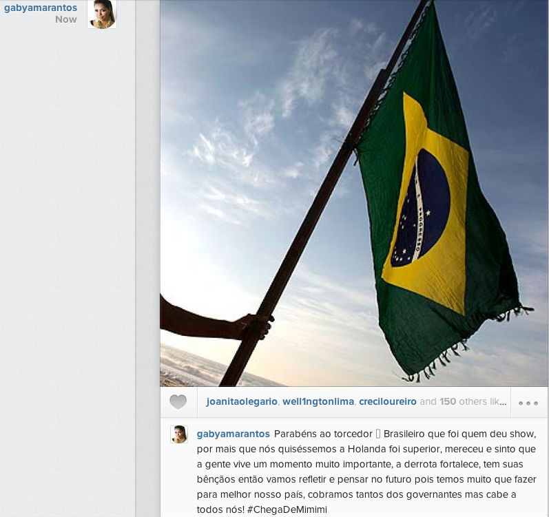 De gafes a mensagens otimistas, famosos comentam jogo do Brasil contra a Holanda