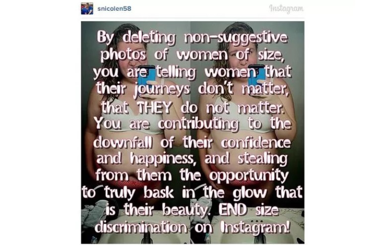Instagram pede desculpas por censurar foto de jovem com barriga de fora