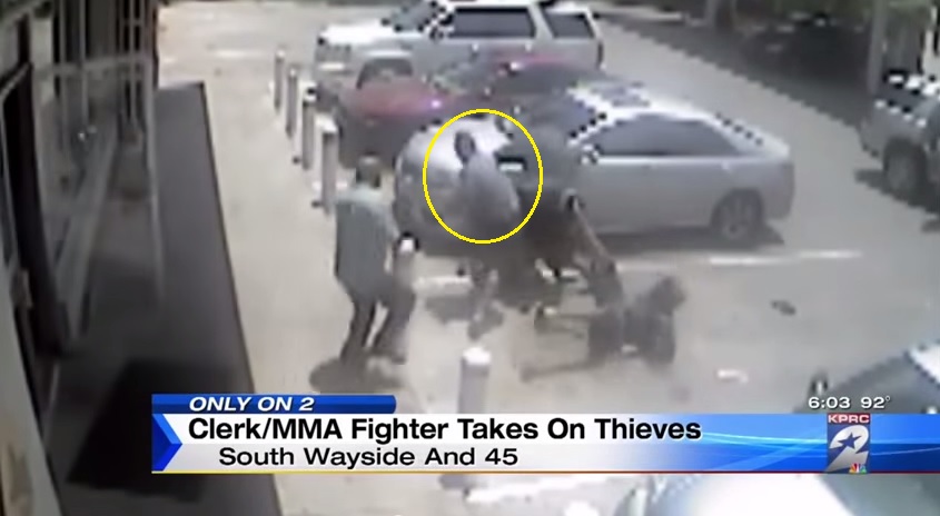 Para impedir assalto, lutador de MMA nocauteia dois ladrões; assista