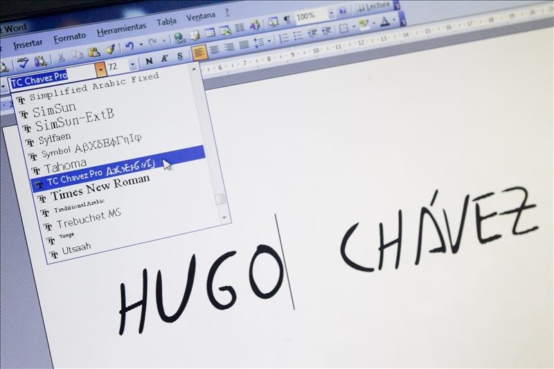 Seguidores de Chávez criam fonte de Word que imita a caligrafia do presidente morto