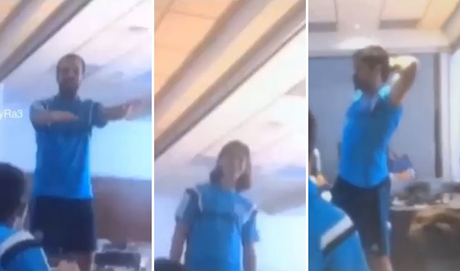 ‘Ritual de iniciação’ no Chelsea tem Macarena de Fàbregas e dancinhas de Filipe Luís e Diego Costa