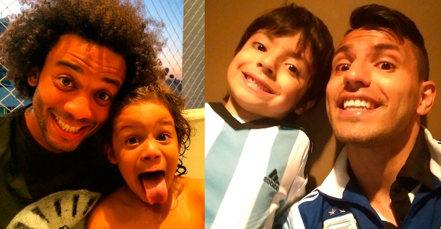 Neste Dia dos Pais, veja craques com seus filhos