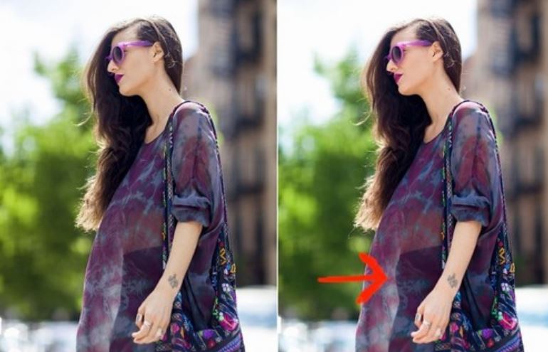 Blogueira de moda faz sucesso com "antes e depois" de fotos editadas