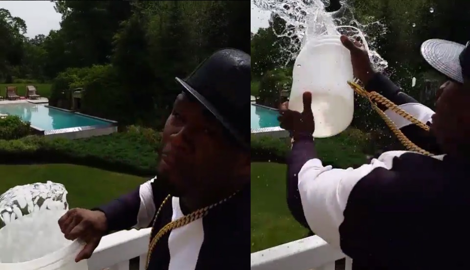50 Cent desdenha balde de gelo e faz ‘desafio do Harry Potter’ a Mayweather
