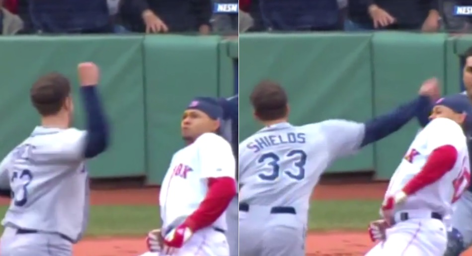 Confusão em jogo de beisebol vira troca de socos generalizada entre atletas; assista