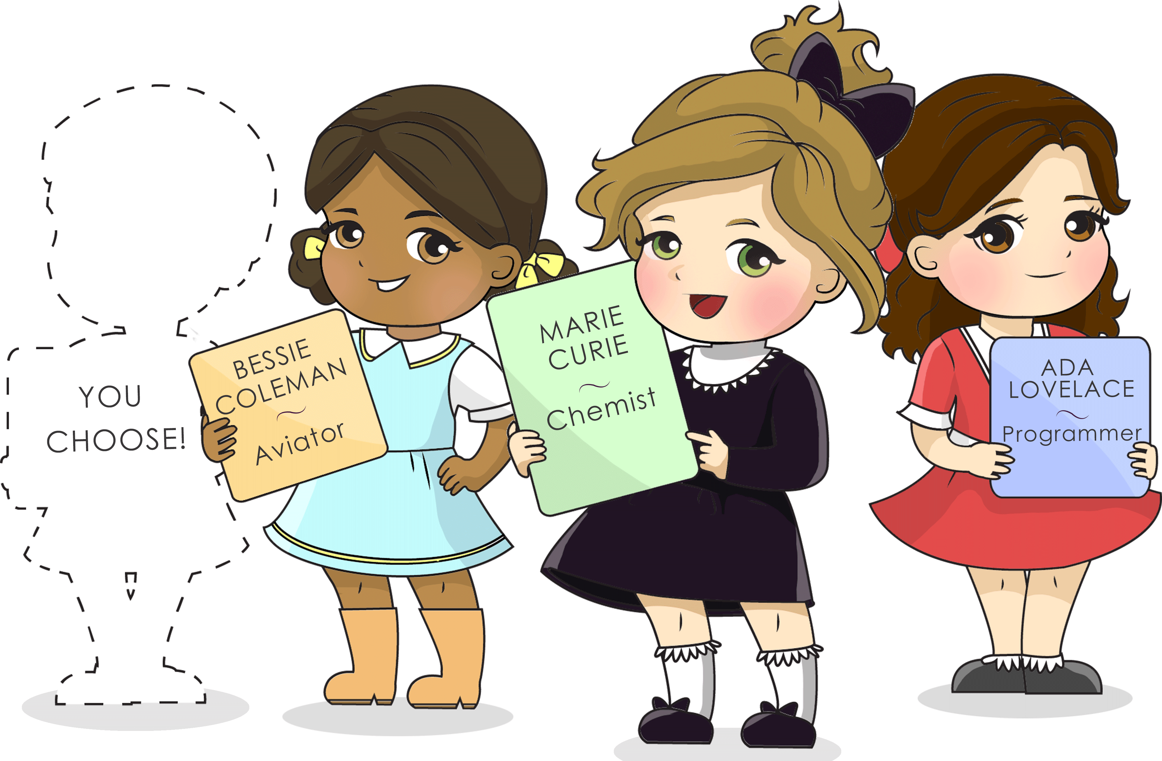 Estudantes criam bonecas de mulheres que mudaram a história