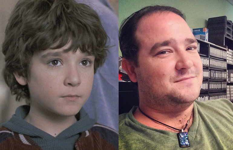 Bradley Pierce em “Jumanji” (1995), aos 13 anos, e atualmente, com 31 anos  