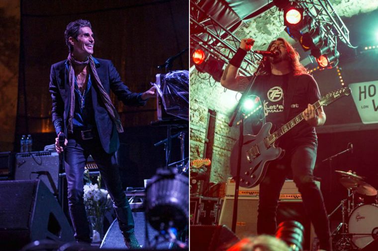Integrantes do Foo Fighters e Jane's Addiction tocam Bob Dylan e Stones em festa particular