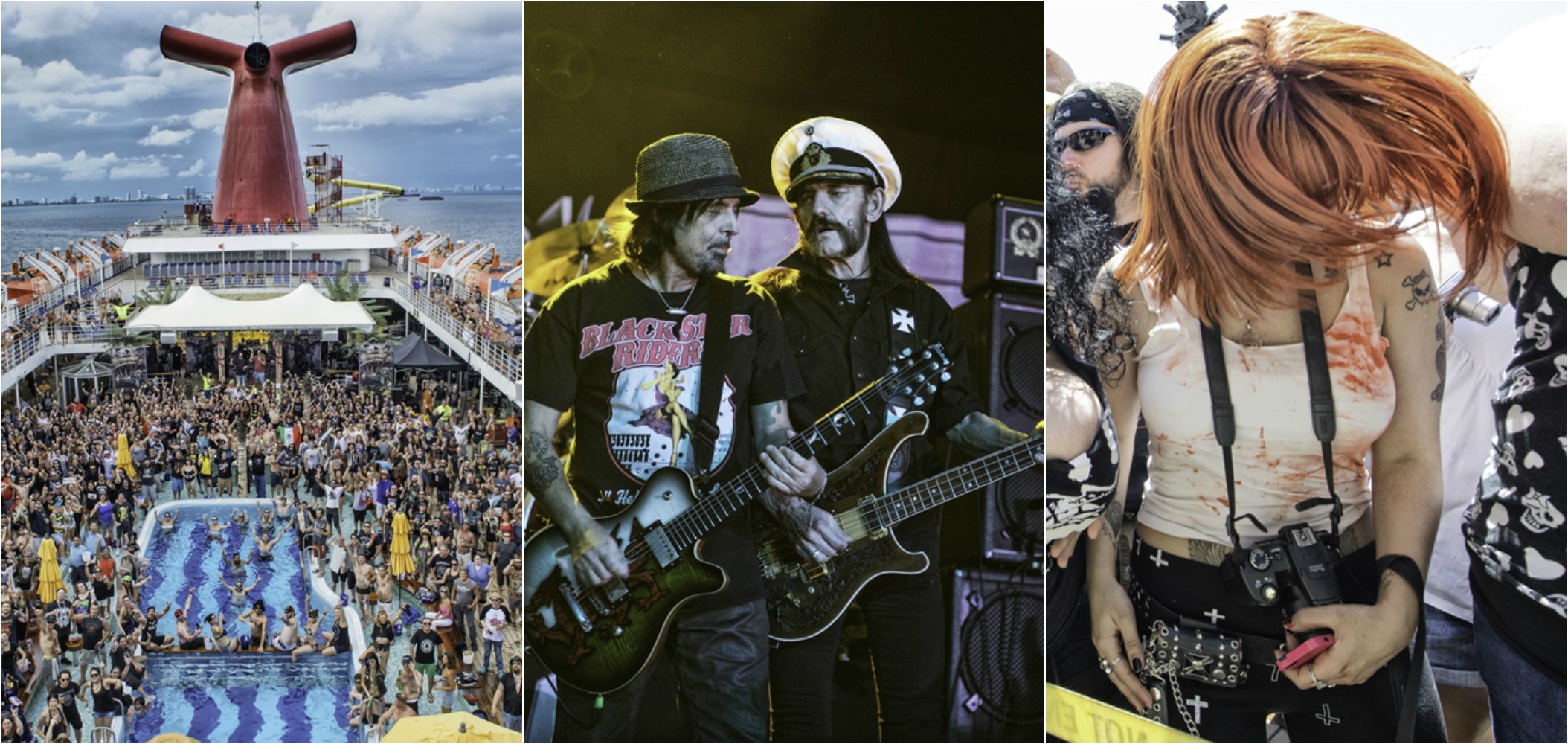 Veja em imagens como foi o cruzeiro do Motörhead com várias lendas do rock