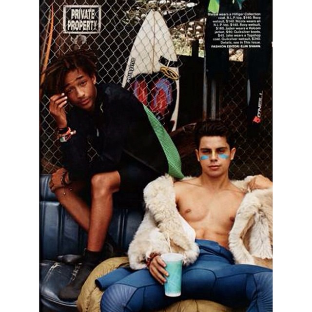 Jaden Smith e Jake T. Austin na Teen Vogue  