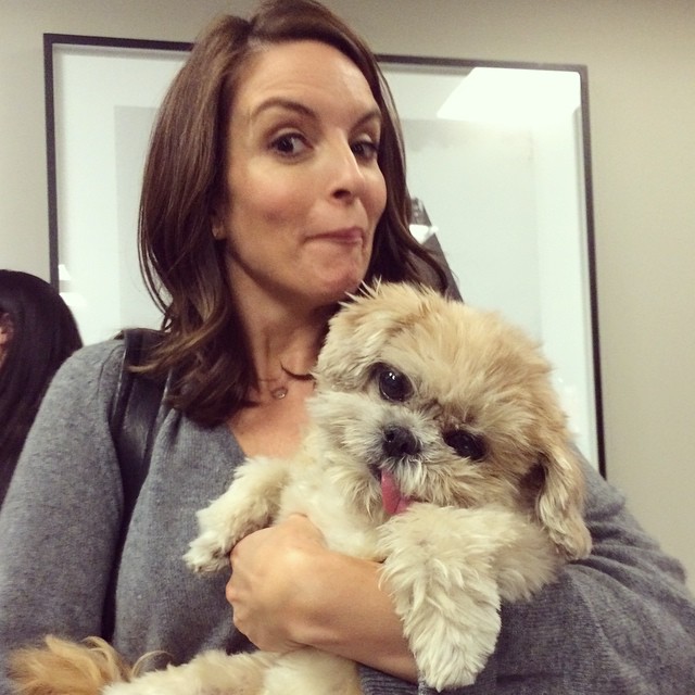 Com a comediante Tina Fey