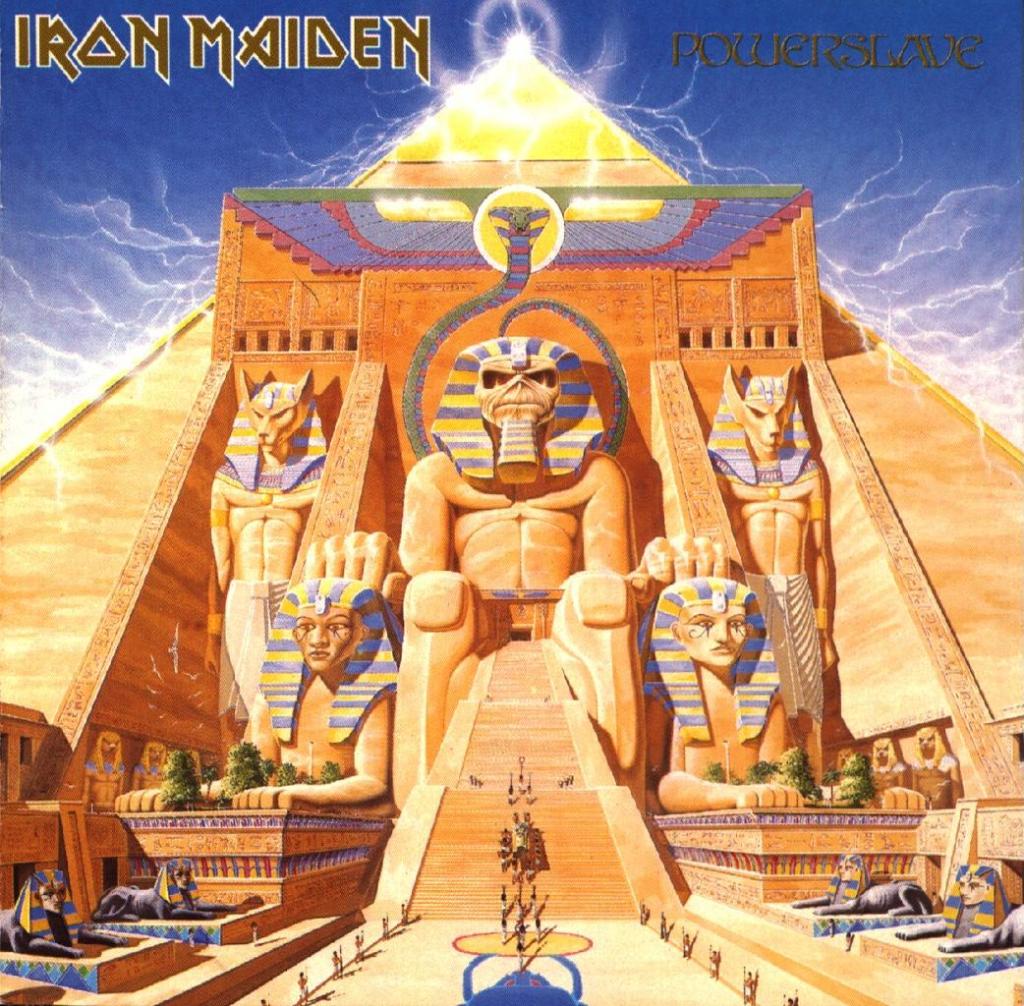 O Egito é pop, até Katy Perry sabe. Mas há quem veja semelhança entre Powerslave, do Iron Maiden (1984)...