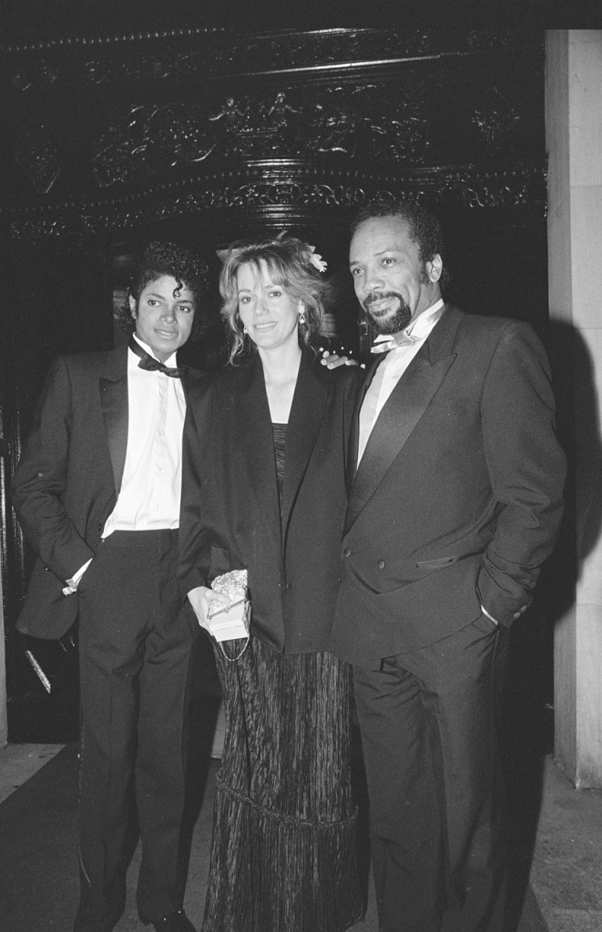 Michael Jackson, Peggy Lipton e Quincy Jones