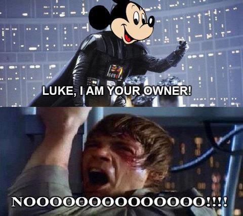 A Disney comprou a Lucasfilm, e os memes reagiram
