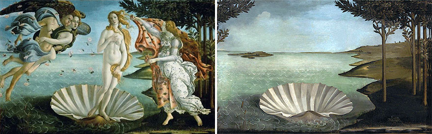 O Nascimento de Vênus (Sandro Botticelli, c.1486)