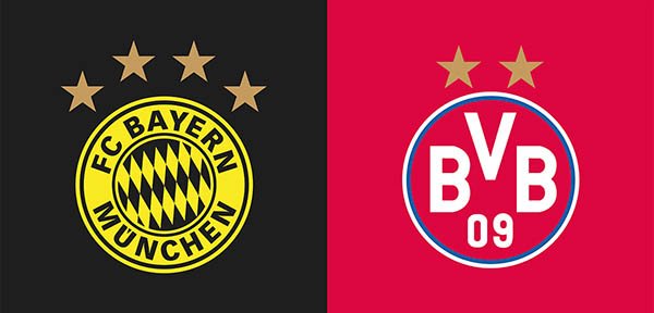 Borussia Dortmund teve seu escudo invertido com o Bayern de Munique