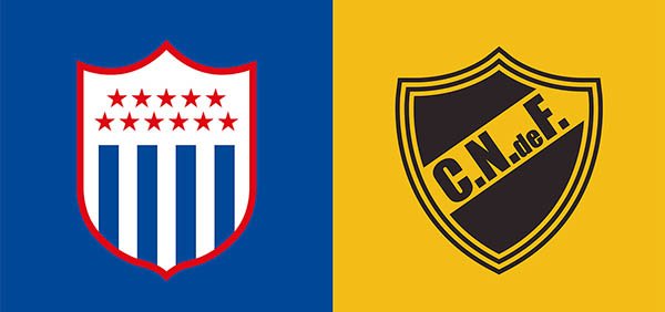 Peñarol e Nacional, ambos do Uruguai, também tiveram seus escudos invertidos