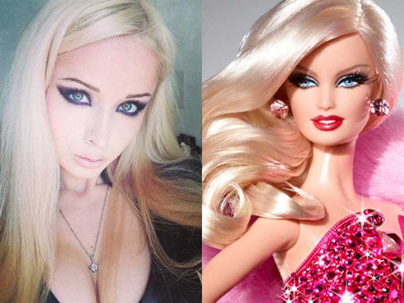 A ucraniana Valeria Lukyanova nunca mediu esforços para se tornar uma réplica real da Barbie