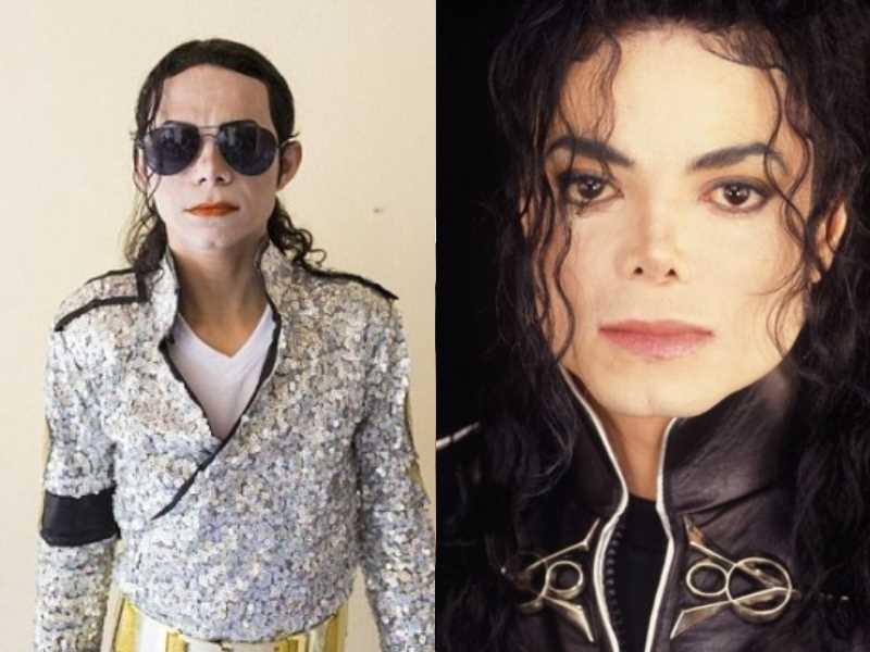 Durante sua vida, Michael Jackson passou por inúmeras cirurgias e se transformou completamente; e há quem queira também ganhar um dinheirinho fazendo covers do Rei do Pop por aí