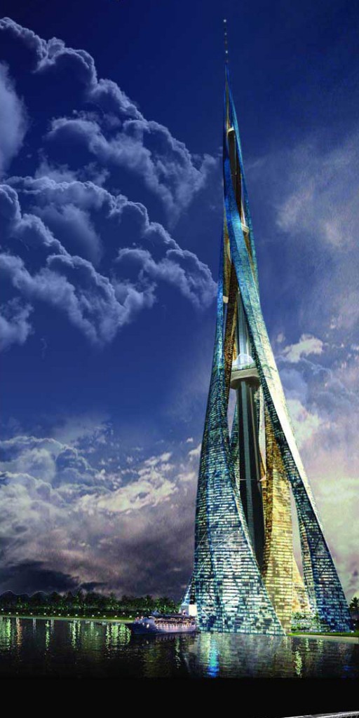 A Torre Giratória de Dubai ficará pronta em 2027 e abrigará escritórios, apartamentos residenciais e hotel de luxo, em mais de 80 andares. Contará com 79 turbinas eólicas para girar seus andares e mudar de formato, Cada andar roda de maneira independente com velocidades diferentes dos demais.