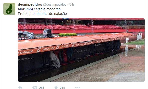 Obviamente os rivais não iriam perdoar