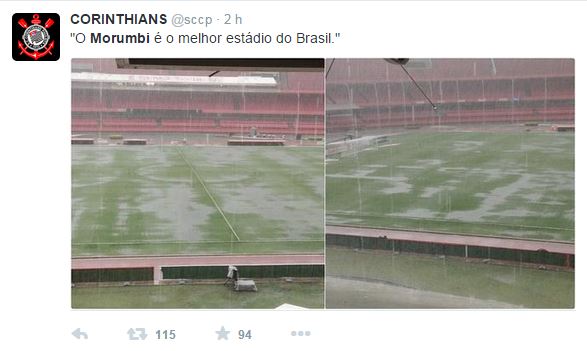 Obviamente os rivais não iriam perdoar