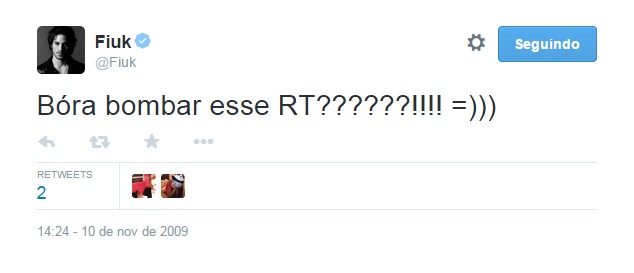 Pô galera, vamos bombar esse RT...