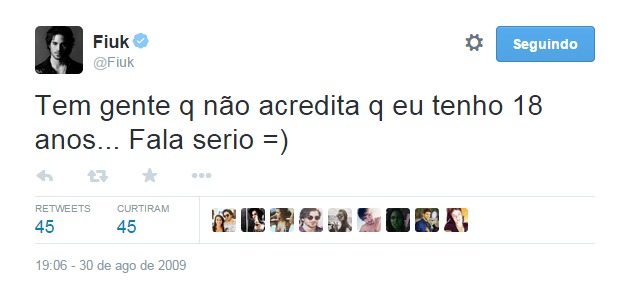 Pô, galera, acredita no menino