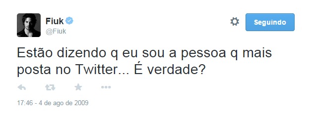 É verdade?