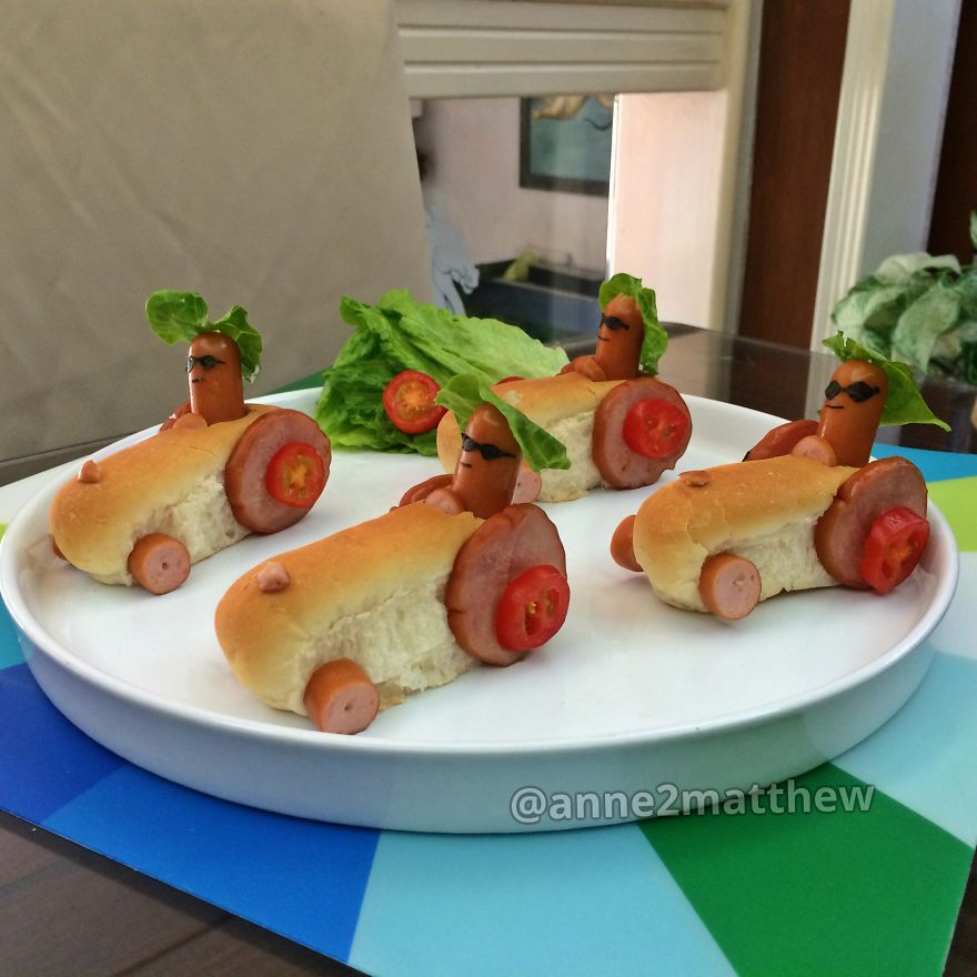 Anne Widya acorda até uma hora mais cedo para decorar o café da manhã de seus quatro filhos