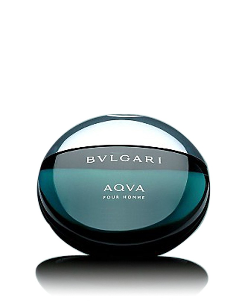 Aqva Pour Homme EDT da Bulgari é um Fresco Amadeirado; R$ 233 (30ml), na Sépha (www.sepha.com.br). Preço pesquisado em dezembro de 2014, sujeito a modificações 

