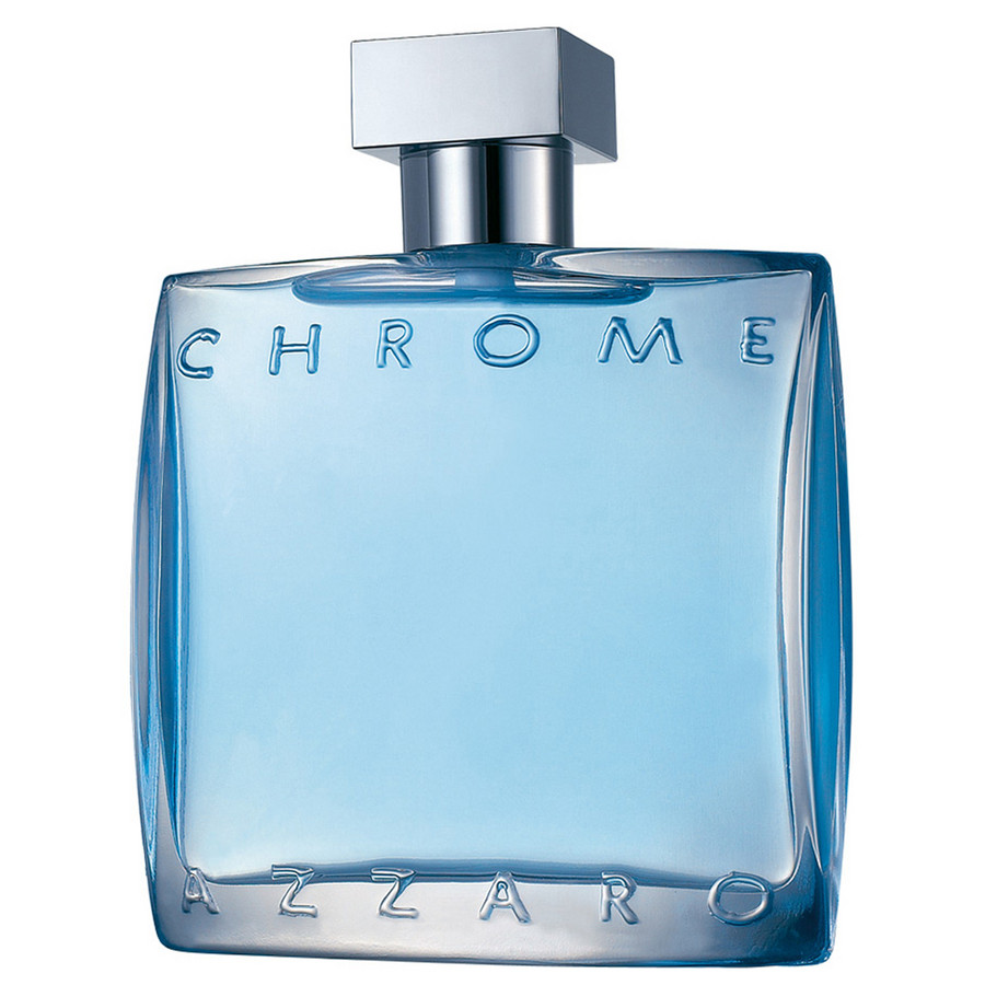 Chrome Masculino Eau de Toilette  da Azzaro é um Cítrico Amadeirado; R$ 299,90 (100ml), no Submarino (www.submarino.com.br). Preço pesquisado em dezembro de 2014, sujeito a modificações 