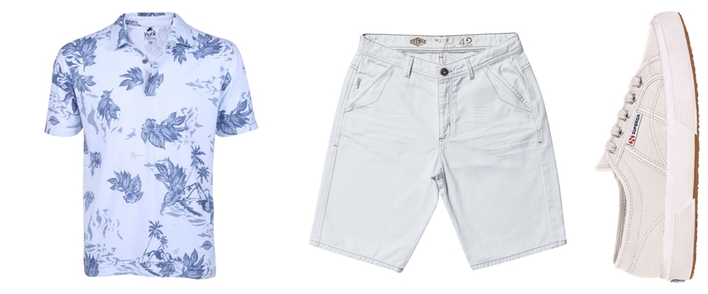 Peças estampadas são alternativas para quem não quer usar conjunto somente de cor branca 
