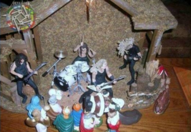Alguns não sabem, mas o Metallica foi a banda de abertura do nascimento de Jesus (mentira; não foi, não)