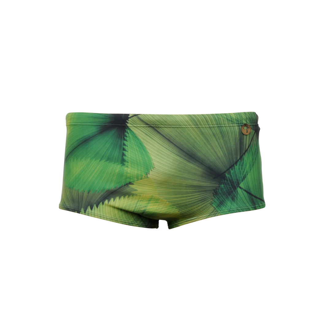 Sunga estampada Água de Coco; R$ 49,90, na C&A (www.cea.com.br). Preço pesquisado em dezembro de 2014, sujeito a modificações 