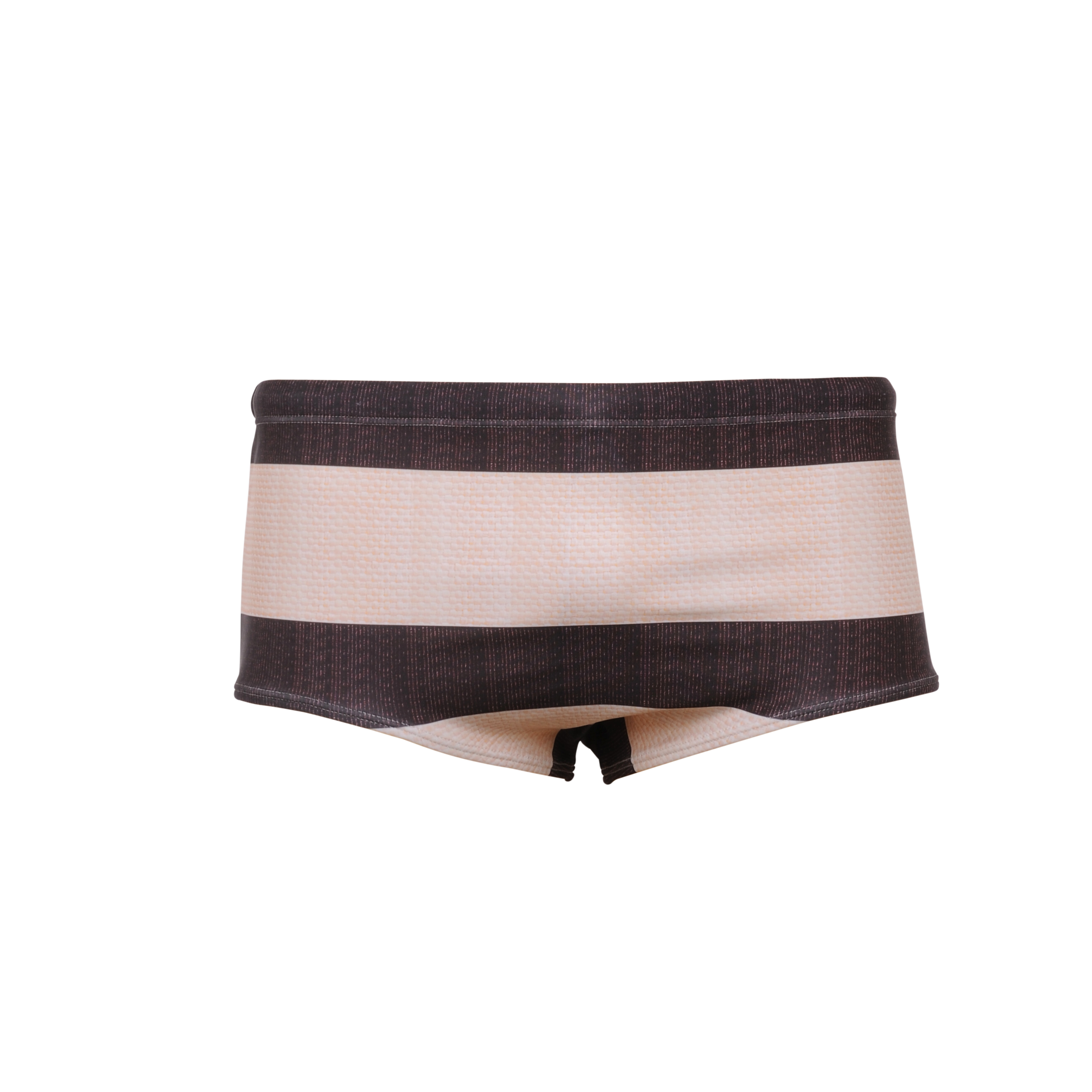 Sunga listrada Água de Coco; R$ 49,90, na C&A (www.cea.com.br). Preço pesquisado em dezembro de 2014, sujeito a modificações