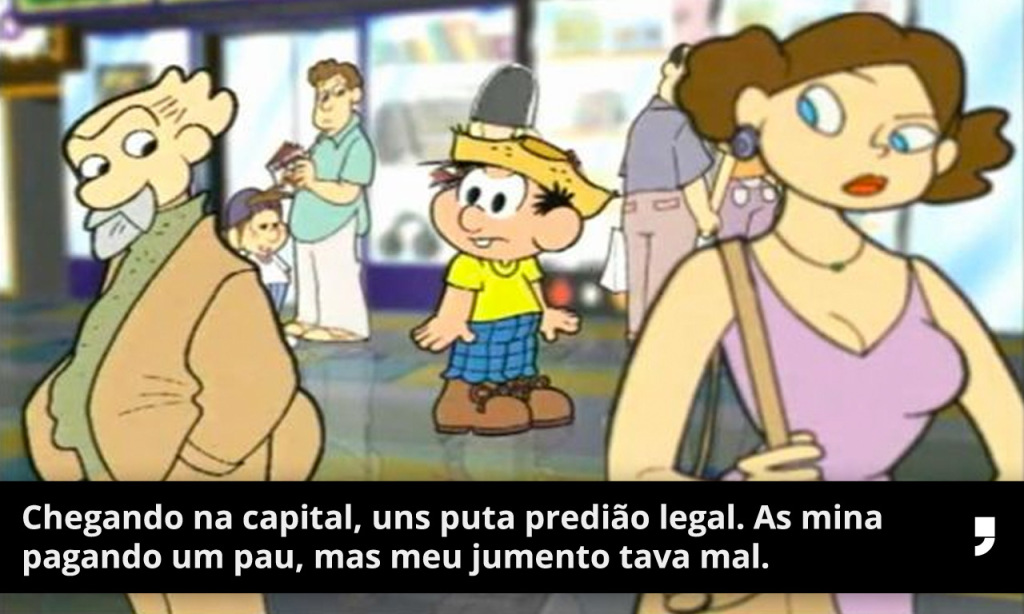 E se o personagem 'caipira' da Turma da Mônica vivesse ao som de Mamonas Assassinas?