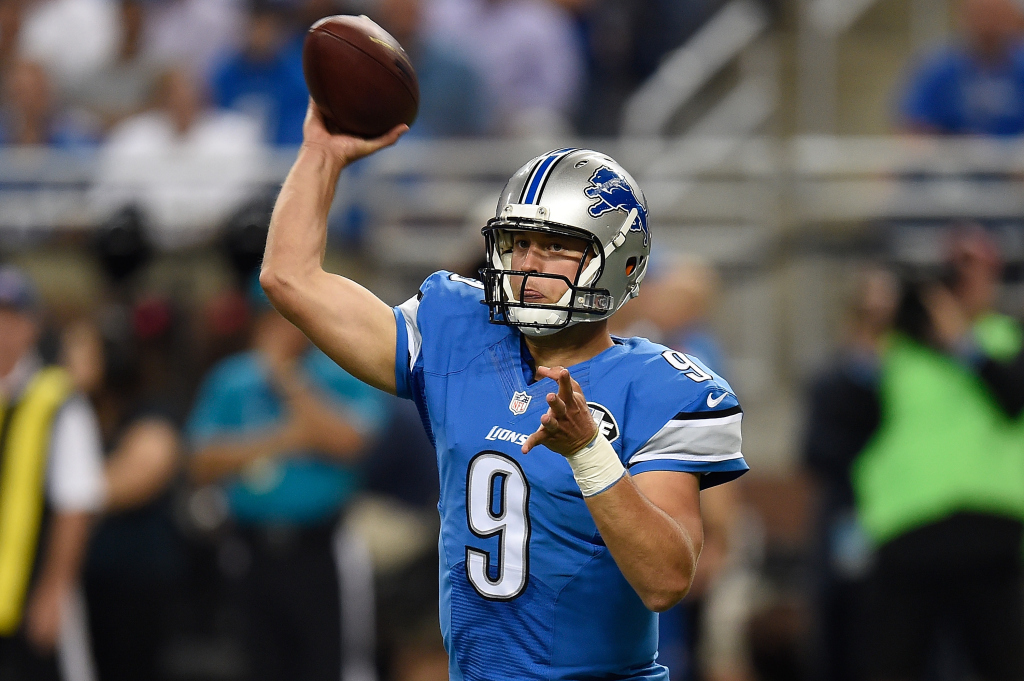 Atualmente, Stafford é o quarterback do Detroit Lions