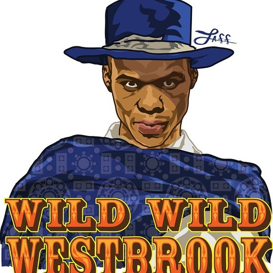 Russell Westbrook  também ganhou um versão personalizada do artista americano