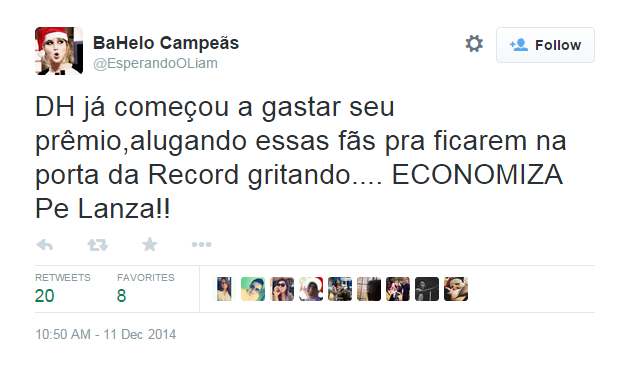 Não, a gente não entendeu esse tweet.