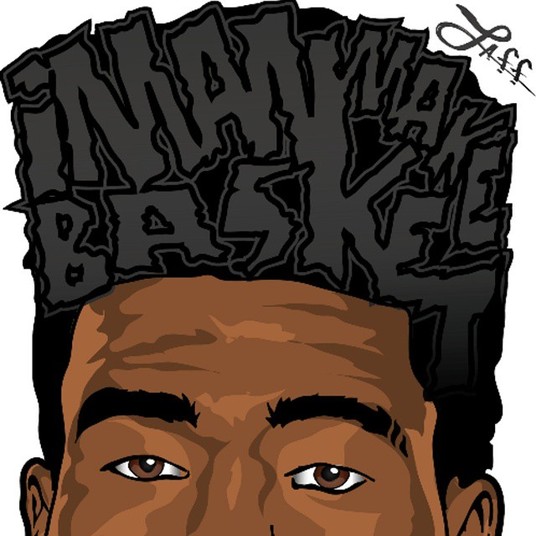 Ala-armador do New York Knicks, Iman Shumpert foi destacado com seu cabelo estilo anos 80