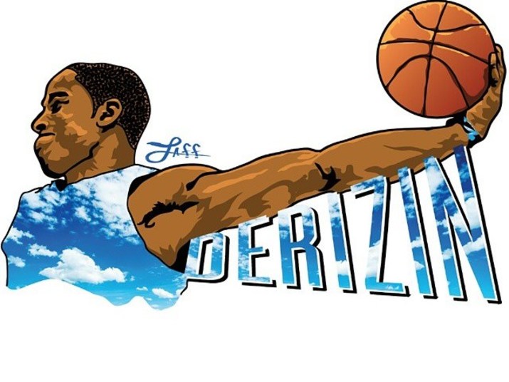 Principal jogador do Toronto Raptors,  DeMar DeRozan virou  Derizin na ilustração do americano