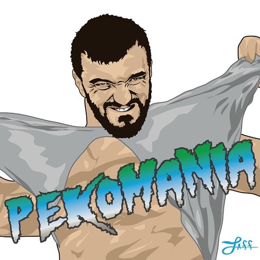 Representante do Minnesota Timberwolves na lista, o pivô Nikola Pekovic virou 'Pekomania' na ilustração do artista