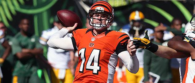 Mesmo com pouca atenção, Andy Dalton tem comandado o Cincinnati Bengals na boa campanha da temporada