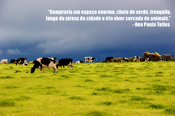 A Ana Paula quer uma casa no campo, seus discos e livros e nada mais.