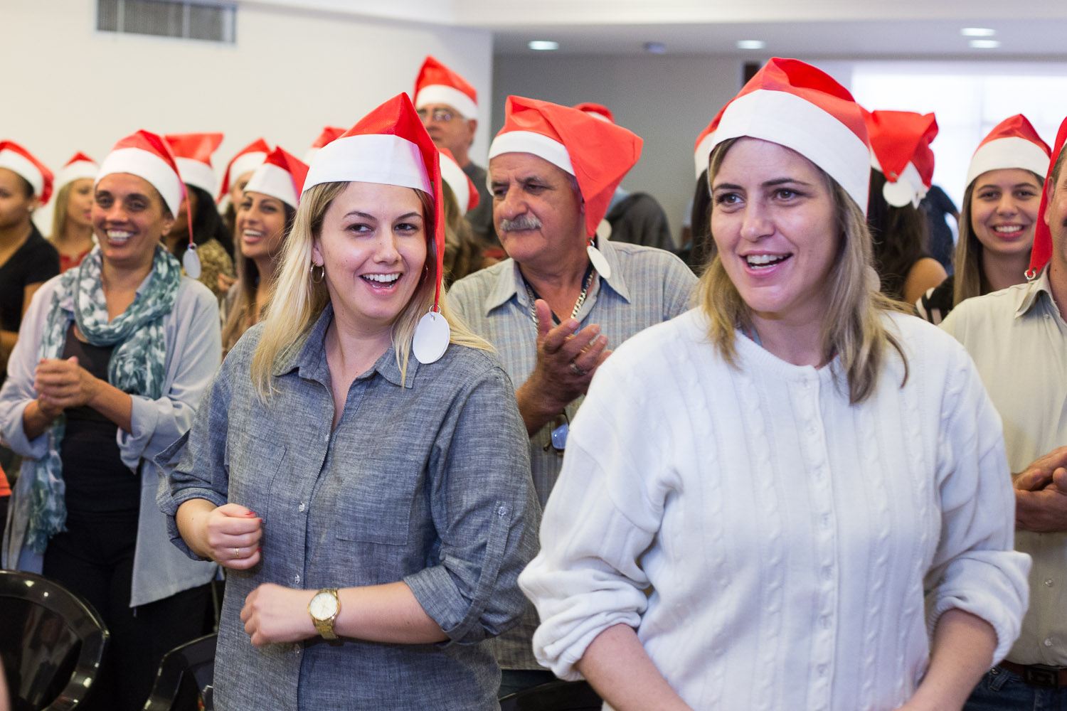 Interessados em trabalhos de Papai Noel, Mamãe Noel ou Noelete participaram do curso