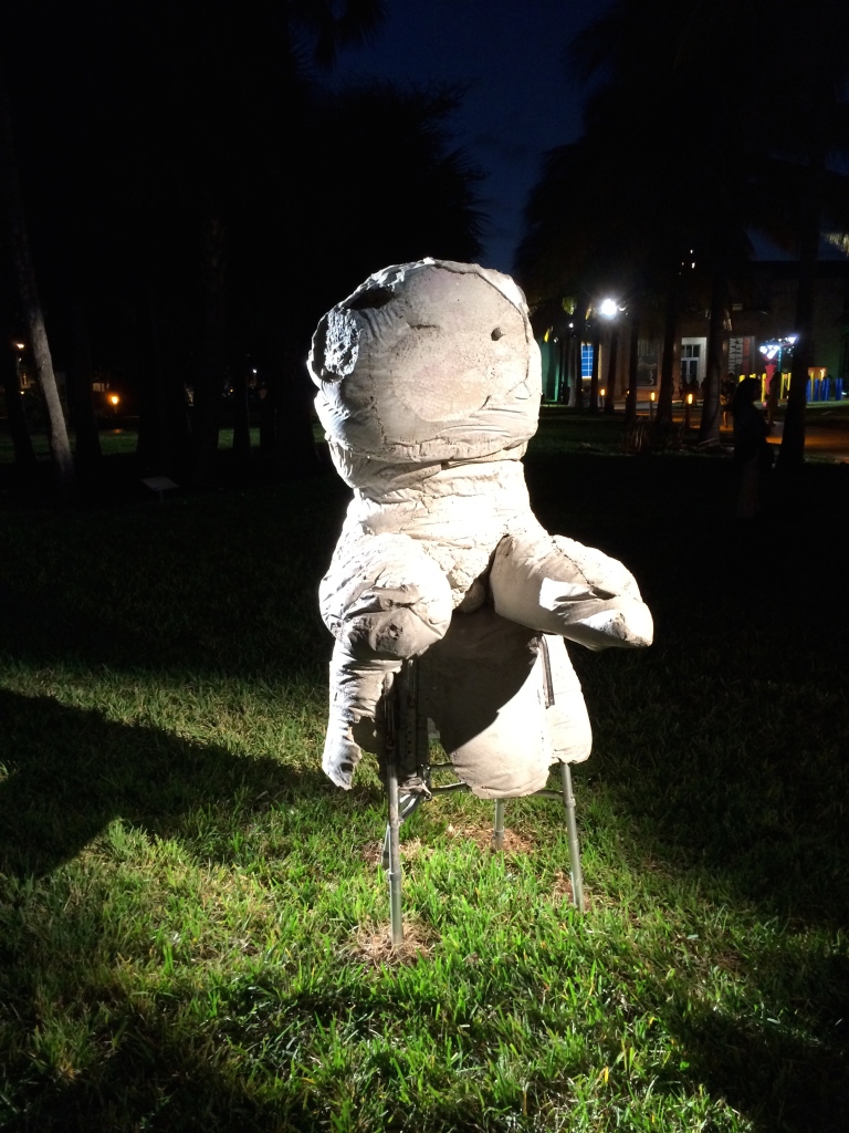 Arte pública no Collins Park, aberta durante a Miami Art Basel