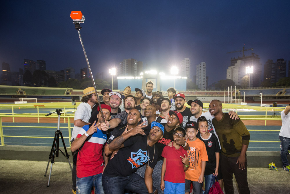 Não podia faltar a selfie da turma, né?