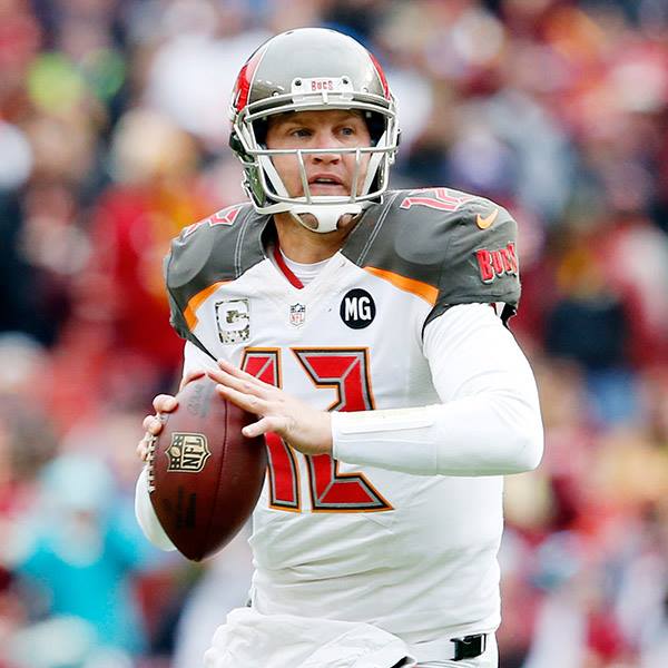 McCown já atuou por oito equipes, mas atualmente está no Tampa Bay Buccaneers