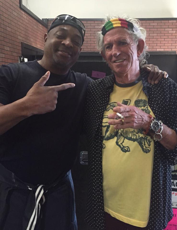 Keith com Chuck D
